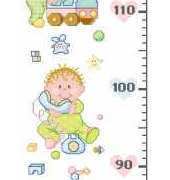 Babys Height Chart from Las Labores Ana Extra 29 PCS