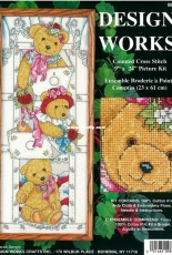 Design Works 9875 Peek A Boo Bears by Sarah Bengry XSD