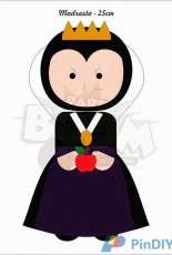 Snow White Wicked Witch - Felt Pattern
