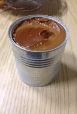 Milk Caramel made with a can of condensed milk