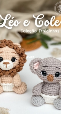 Amicharm - Sabrina Martins Pereira - Leo and Cole Diapers Collection - Coleção Fraldinhas Leo e Cole - Portuguese