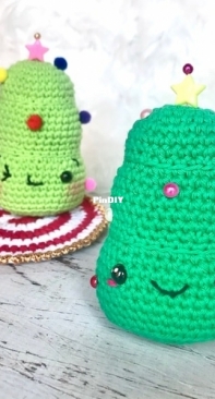 Bhindi crochet - Celeste Ronzano - Mini Pine- Mini Pinito - Spanish - Free