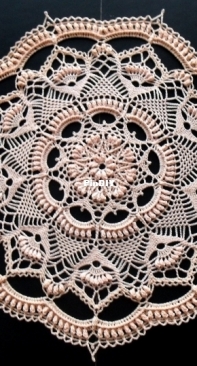 Galyna Borysova - Галина Борисова - Galina Doily - Салфетка Galina - Russian