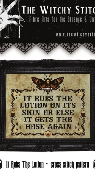 The Witchy Stitcher - It Rubs the Lotion PCS + XSD