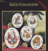 Dimensions - The Gold Collection 8616 Santas Wildlife Ornaments XSD