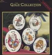 Dimensions - The Gold Collection 8616 Santas Wildlife Ornaments XSD