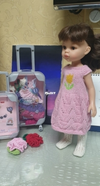 Reina knitting dress