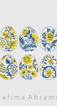Krashenki Easter Eggs 4 by Serafima Abramova