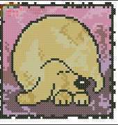 Heritage Stitchcraft SHBA551 Casper Dog - P.Underhill 2001