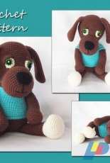 Lovely Baby Gift  CP-144 - Viktorija Dineikiene - Puppy Pattern - English