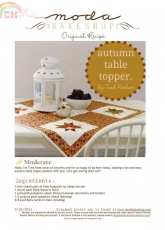Moda Bake Shop-Autumn Table Topper-Free Pattern