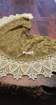 Cathedral Grove (2019 Mystery Shawl) by Rosemary (Romi) Hill