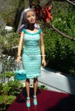 Maguinda Bolsón - Juliana dress and bag set for dolls