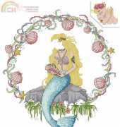Mermaid and Unicorn from Cross Stitcher 1993