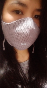 Reversible Crocheted Face mask