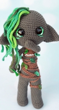 Xicotet Amigurumis - Nerea Gomis - Forest Pixie - Duende del Bosque - English and Spanish