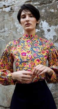 Liberty Fabrics - Thea boho sleeve shirt - English