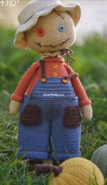KruToys - Ksenya Krupskaya - Joe the Scarecrow - Russian