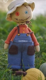 KruToys - Ksenya Krupskaya - Joe the Scarecrow - Russian