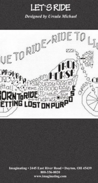 Imaginating 3117/Ursula Michael Designs - Lets Ride XSD