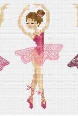 Durene Jones Cross Stitch DJXS2205 - Ballet Girls