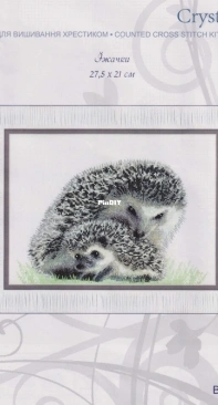 Crystal Art BT-134 Hedgehogs