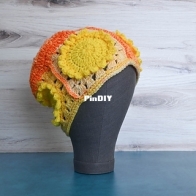 Underground Crafter - Marie Segares - Sunshine Squares Hat