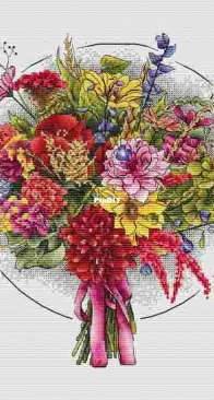 Flower Mosaic by Alena Savchenko
