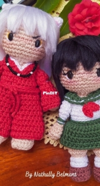 Gurumilândia - Nathally Belmont - Inuyasha e Kagome - Portuguese