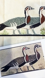 Cute geese