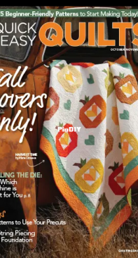 McCalls Quick and Easy Quilts  October / November 2022