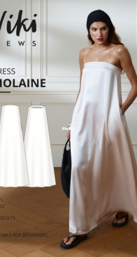 Viki Sews - Violaine Dress - Виолен платье - Sizes 34-52