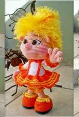 elf doll orange