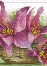 Flowers from Вишиті картини Embroidered Paintings 120 2014 XSD
