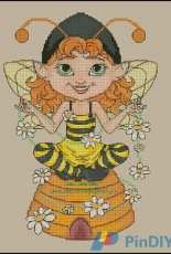 Bee Girl by Anna Anyutochka