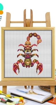 Awesome Pattern Studio - CS618 - Mandala Scorpion XSD