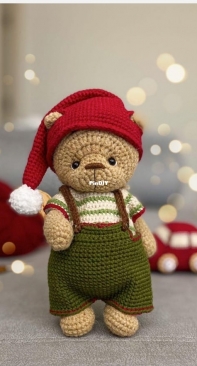 Funny Rabbit Toys - Daria Toys - Mishuta Shop - Alena / Daria Konurkina - Christmas Outfit for the Bear