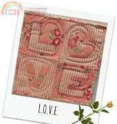 Moda Bake Shop-Love, miniquilt