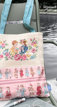 Les Brodeuses parisiennes -  Sac le temps dun the