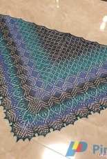 ZAO Shalunya-Bacardi Lace Shawl by Jeanne Vass-English,Russian-Free