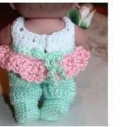 Char Caywood - 8.5 inch Berenguer Lil Cutesies Doll Pattern Crocheted Pattern Set Yarn