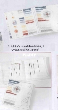 Borduurblad 83 Wintersilhouette - Sewing Set PCS + XSD