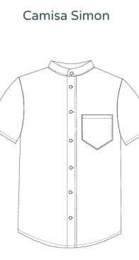 Lulú Ferris - LF99 - Camisa Simón - Sizes 36-54 - Spanish