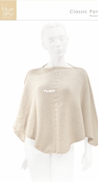 Classic Poncho - Kathy Pususta & Susan Huxley - Blue Sky Alpacas