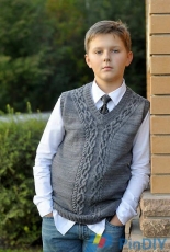 Old College Club Vest by Pelykh Natalie-Russian
