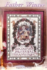Just Cross Stitch Leaflet 107 Father Winter by Teresa Wentzler XSD