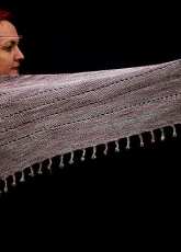 Hada Knits-Shades of Pale Shawl by Hanna Maciejewska