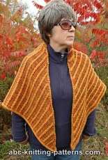ABC Knitting Patterns- Midas Touch Cable Shawl by Elaine Phillips-Free