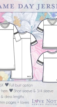 Love Notions - Ladies Game Day Jersey - Size XS-5X