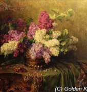 Golden Kite 1513 - Still Life with Lilacs and Violets